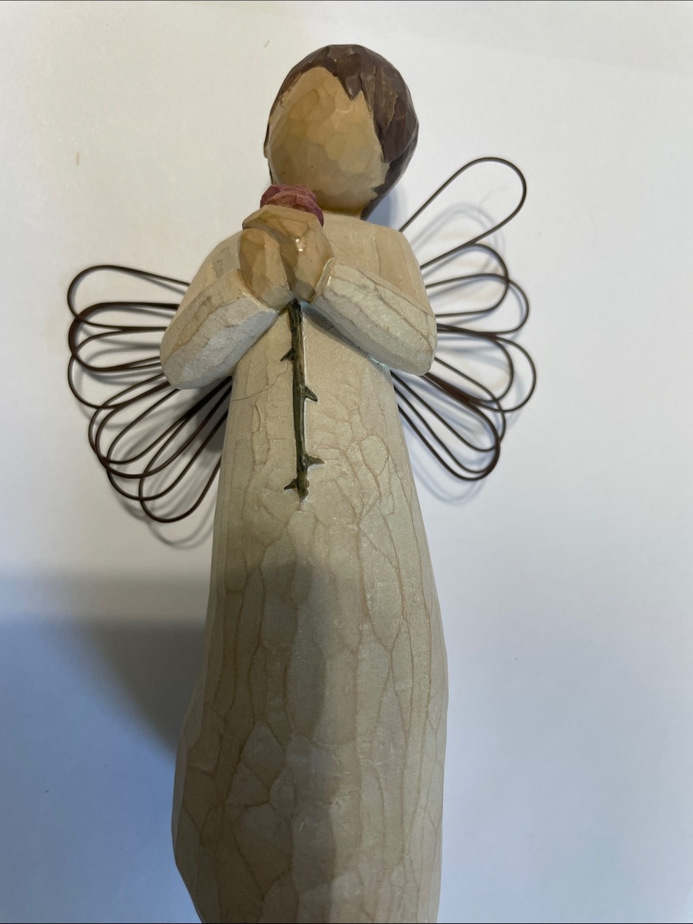 70% Off!!! Willow Tree Figurine “Loving Angel” holding a rose